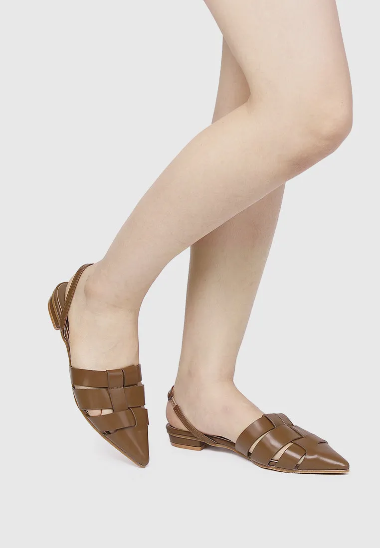 Miel Slingback Flats & Ballerina (Tortilla)