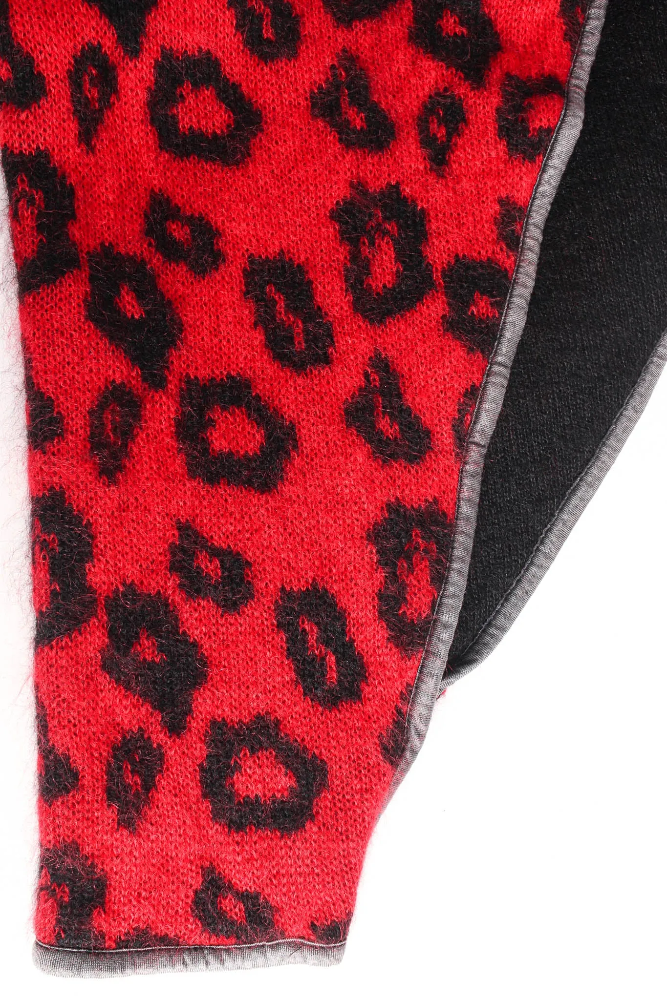 Mixed Animal Print Mohair Sweater