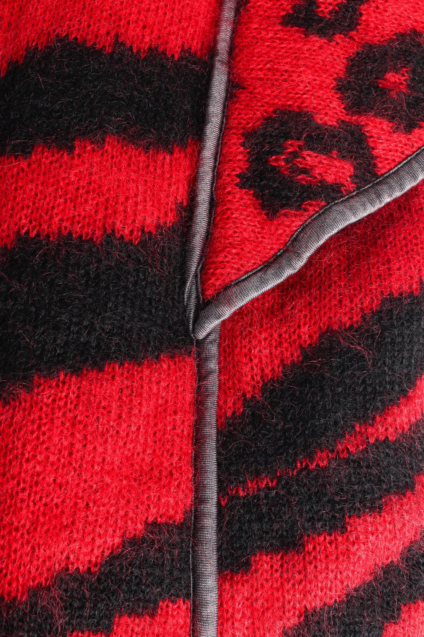 Mixed Animal Print Mohair Sweater