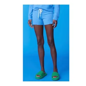 Monrow Super Soft Vintage Sweatshorts in Cerulean.- XS,S,M,L