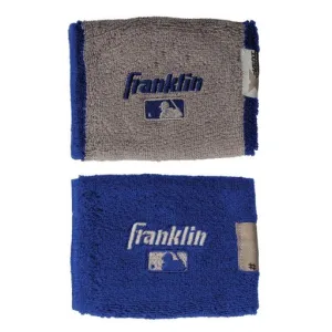 Muñequeras Franklin 4 in MLB X-Vent Reversible Azul Rey Gris