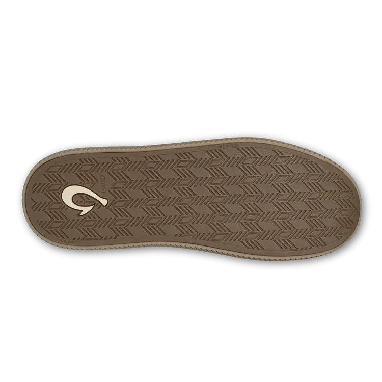 Olukai Men's Mua 'Ili Slipper - Dark Wood/Silt