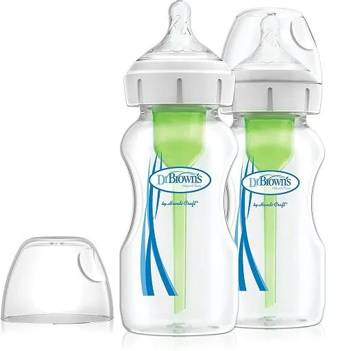 Options  Wide-Neck Bottle, 270 ML, 2-Pack