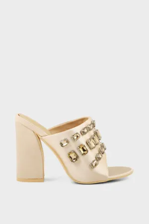 Party Wear Slip On I29228-Golden