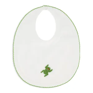 Pima & Terry Bib/Burp Set -- Frog