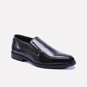 Pioneer Black Slip On Formal Shoes 0111186