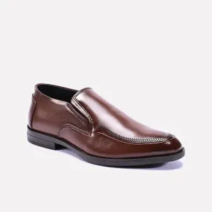 Pioneer Brown Slip On Formal Shoes 0111186