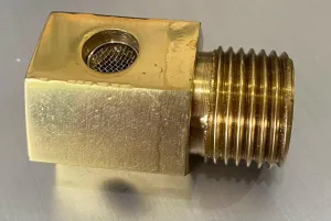 Polished Brass Hex Tank Vent 1/2"