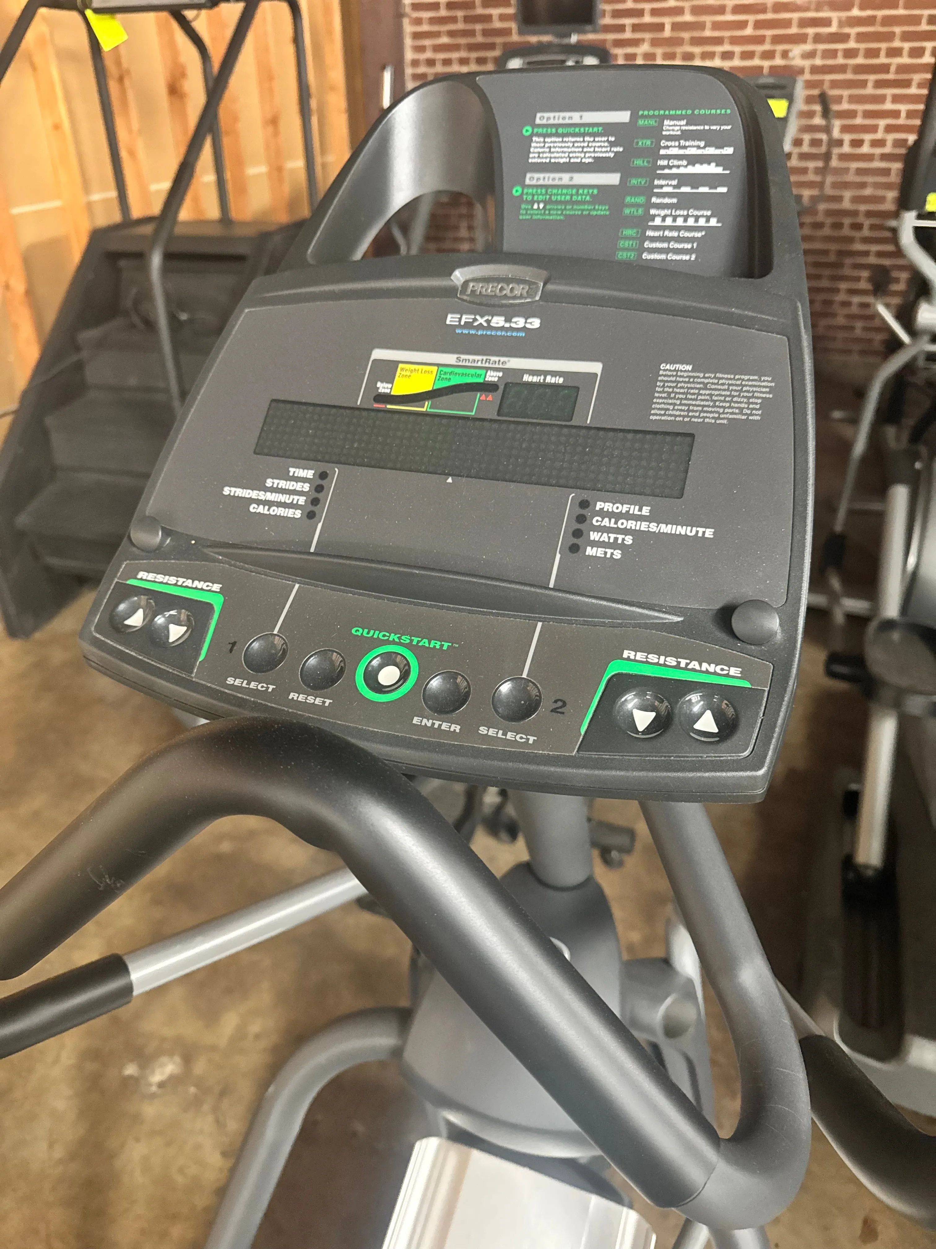 Pre-Owned Precor EFX 5.33 Elliptical Crosstrainer
