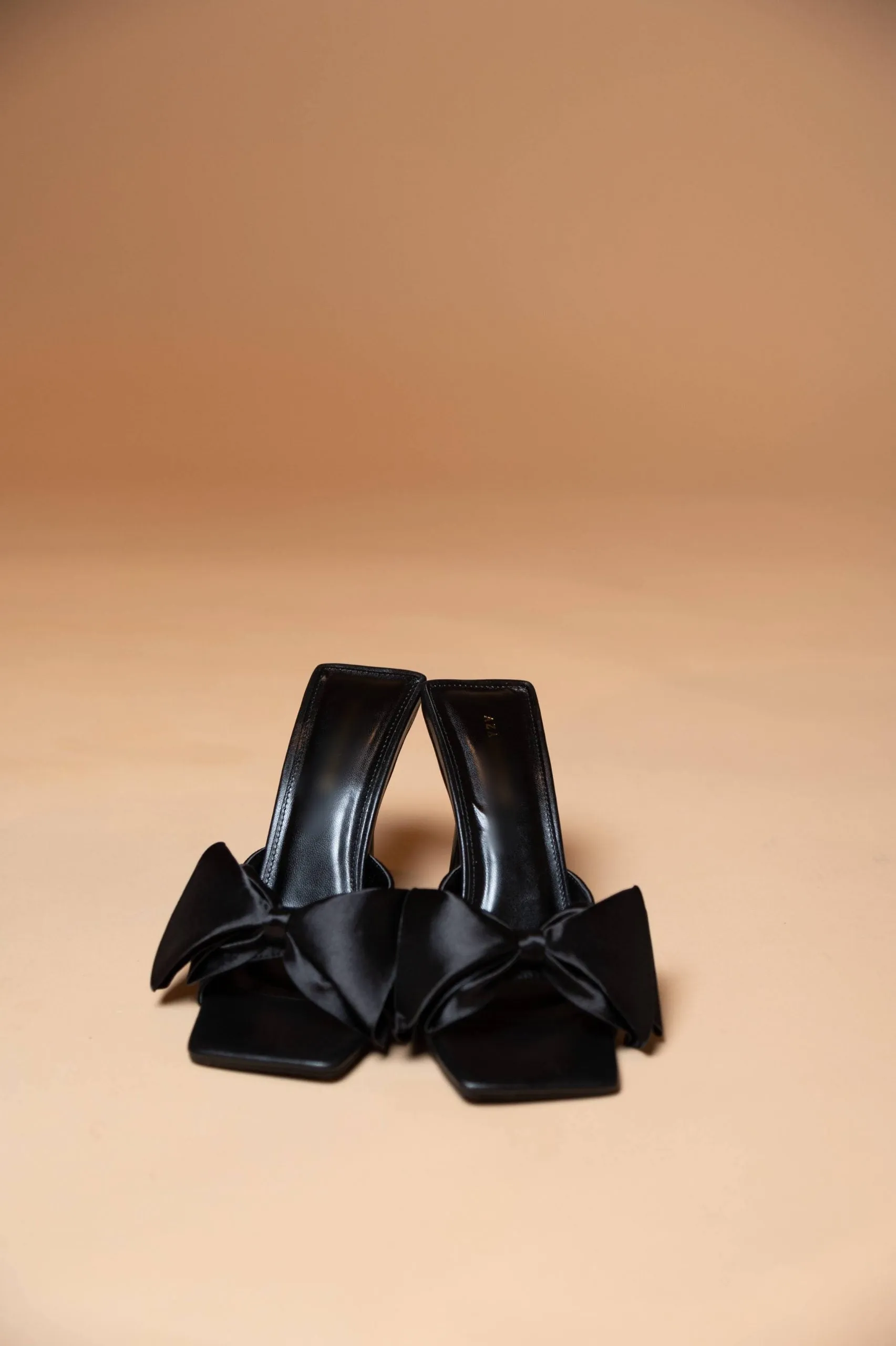Rae Satin Bow Mules