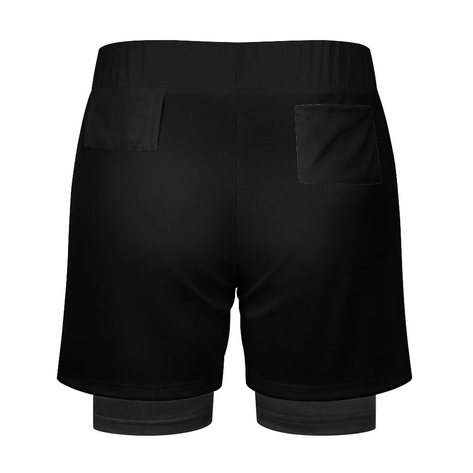 Ruby Raccoon -Logo Men Beach Shorts with 4 Pockets