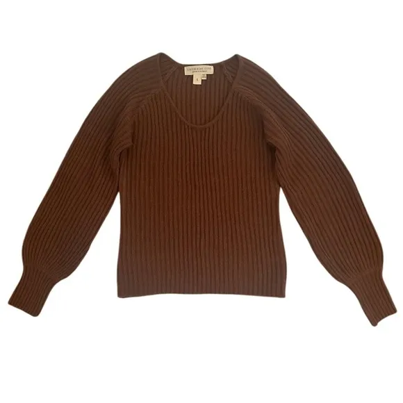 Saltwater Luxe Women Rickie Soft Sweater Spice Caramel Brown, Size  S