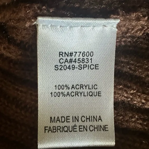 Saltwater Luxe Women Rickie Soft Sweater Spice Caramel Brown, Size  S
