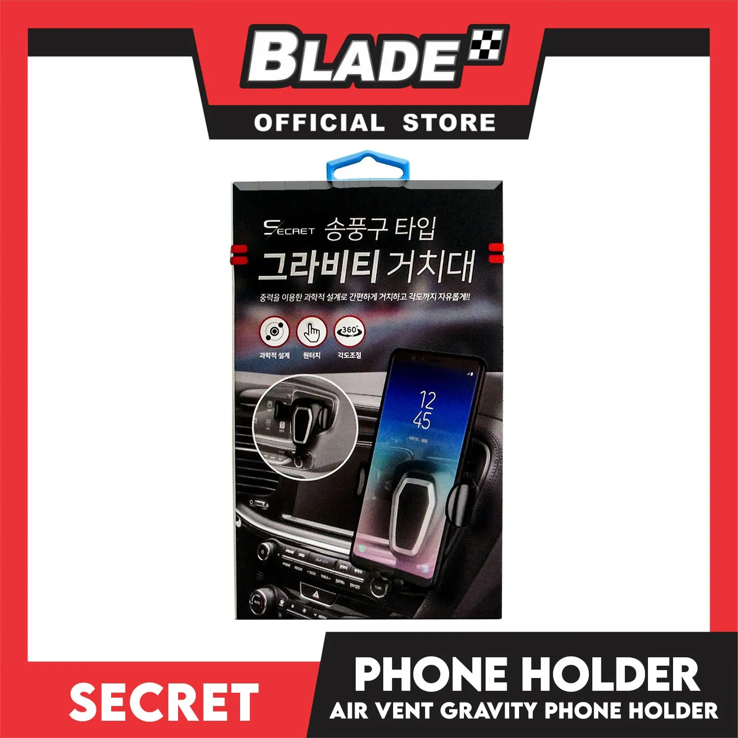 Secret Air Vent Gravity Phone Holder