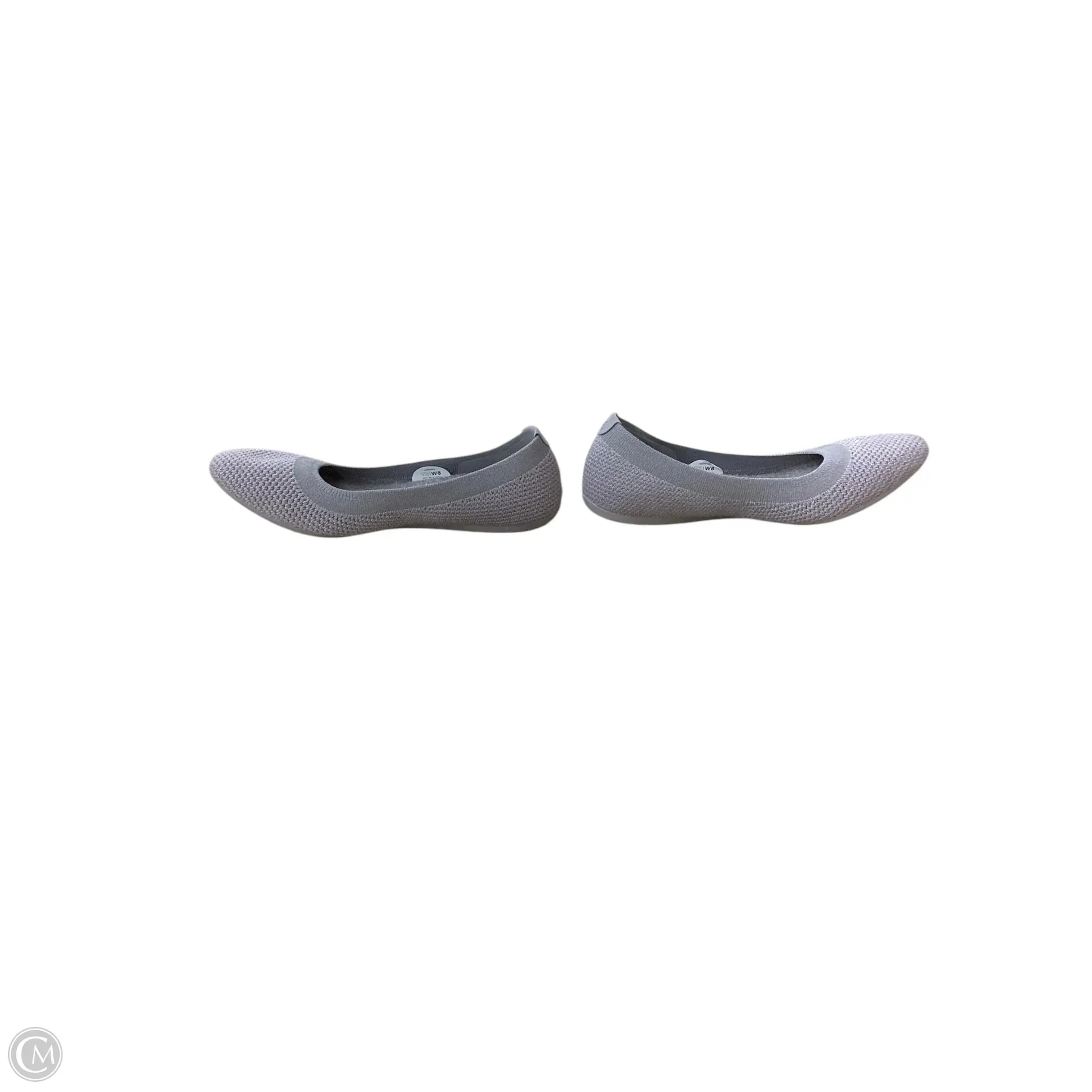 Shoes Flats By Allbirds In Grey, Size: 8