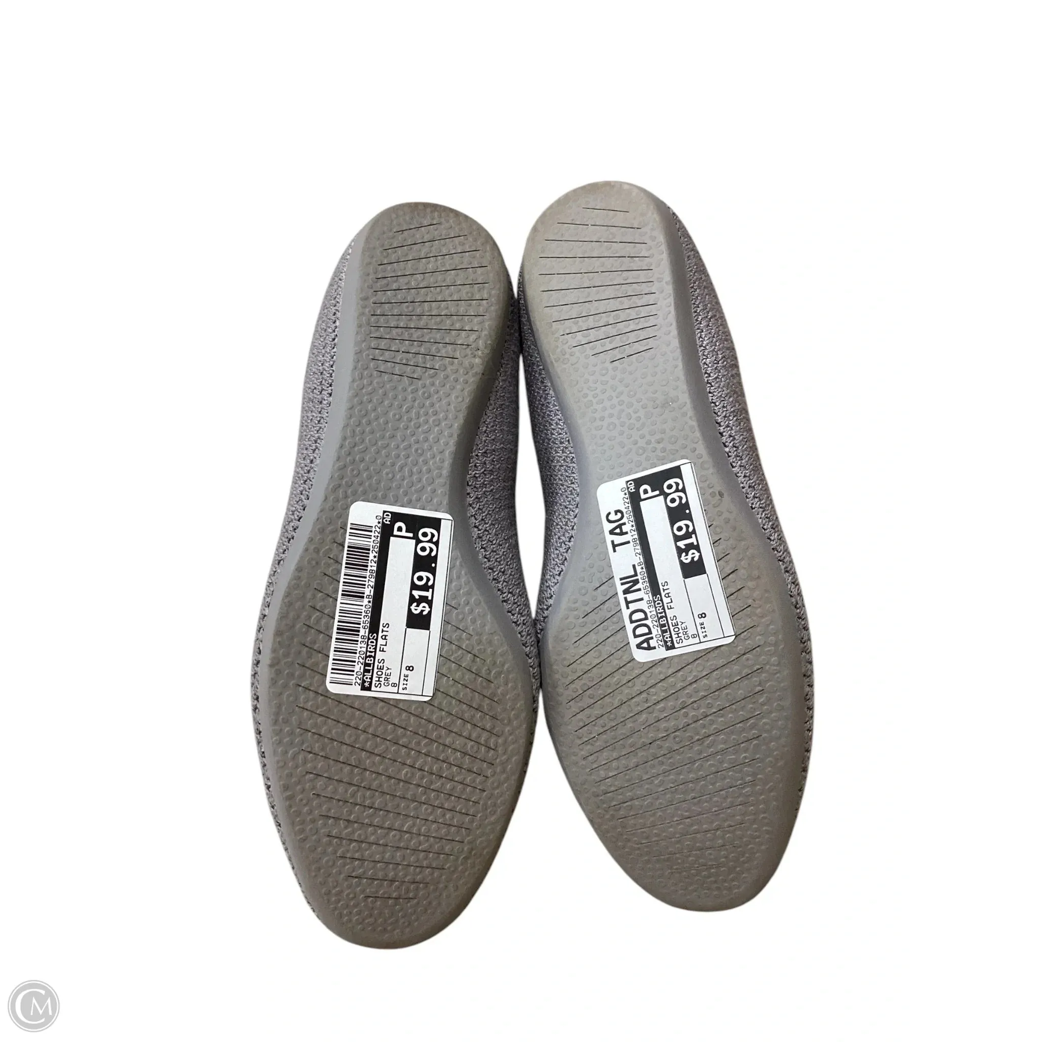 Shoes Flats By Allbirds In Grey, Size: 8