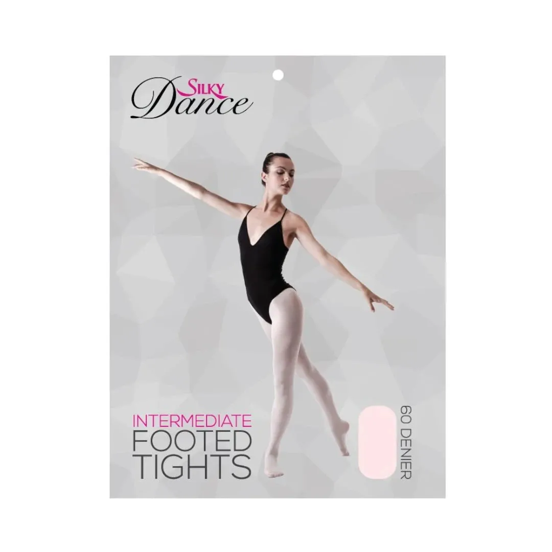 Silky Dance Footed Tights White/TAN Adult