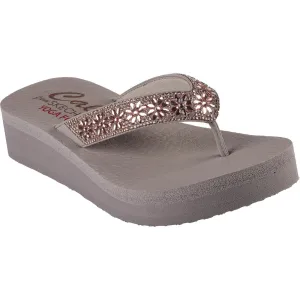 Skechers Women Sandal - Vinyasa - Wild Daisies in Taupe, 3-8 - GAR119638