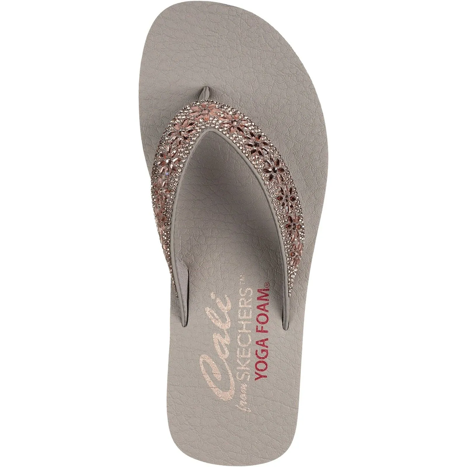 Skechers Women Sandal - Vinyasa - Wild Daisies in Taupe, 3-8 - GAR119638
