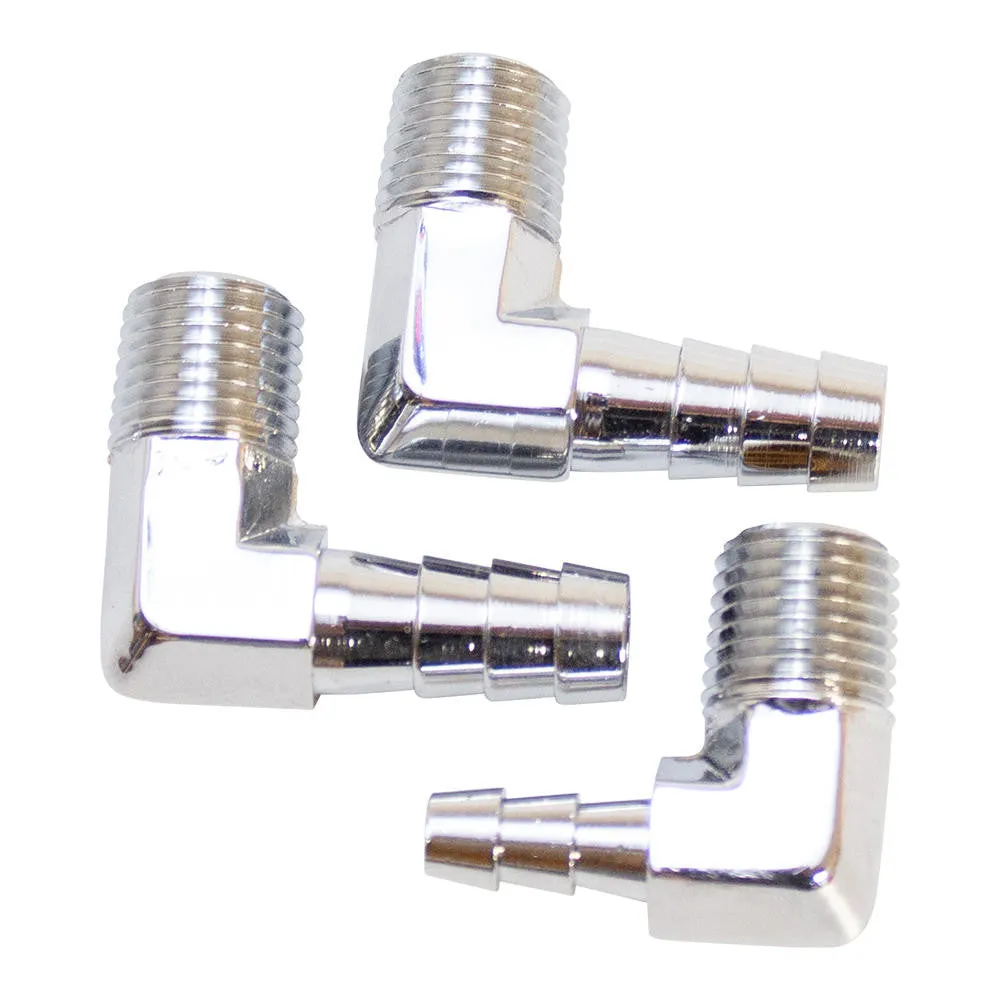 Sportster Hardtail Oil Tank Fitting Kit - Chrome
