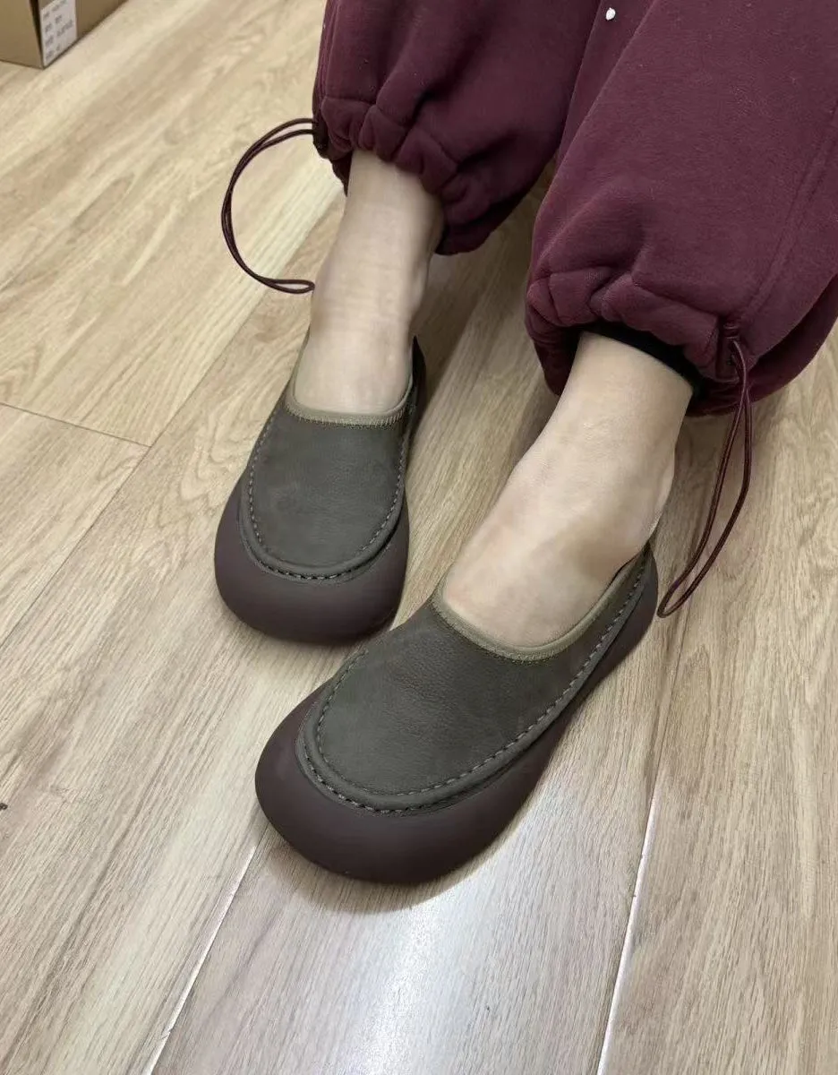 Spring Soft Sole Comfortable Wide Toe Box Flat Shoes