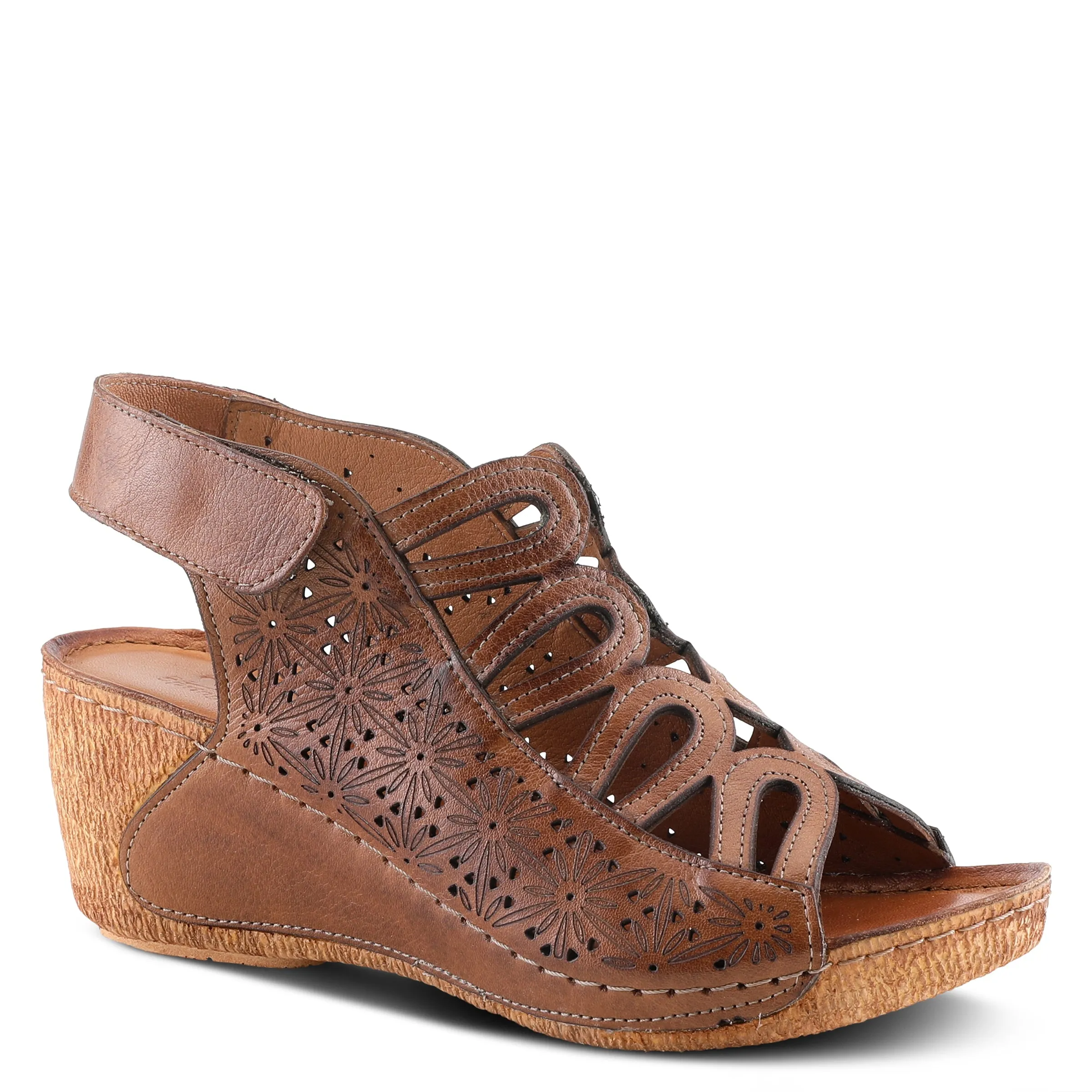 Spring Step Shoes Inocencia Sandal Women’s Leather Wedge 2.5"