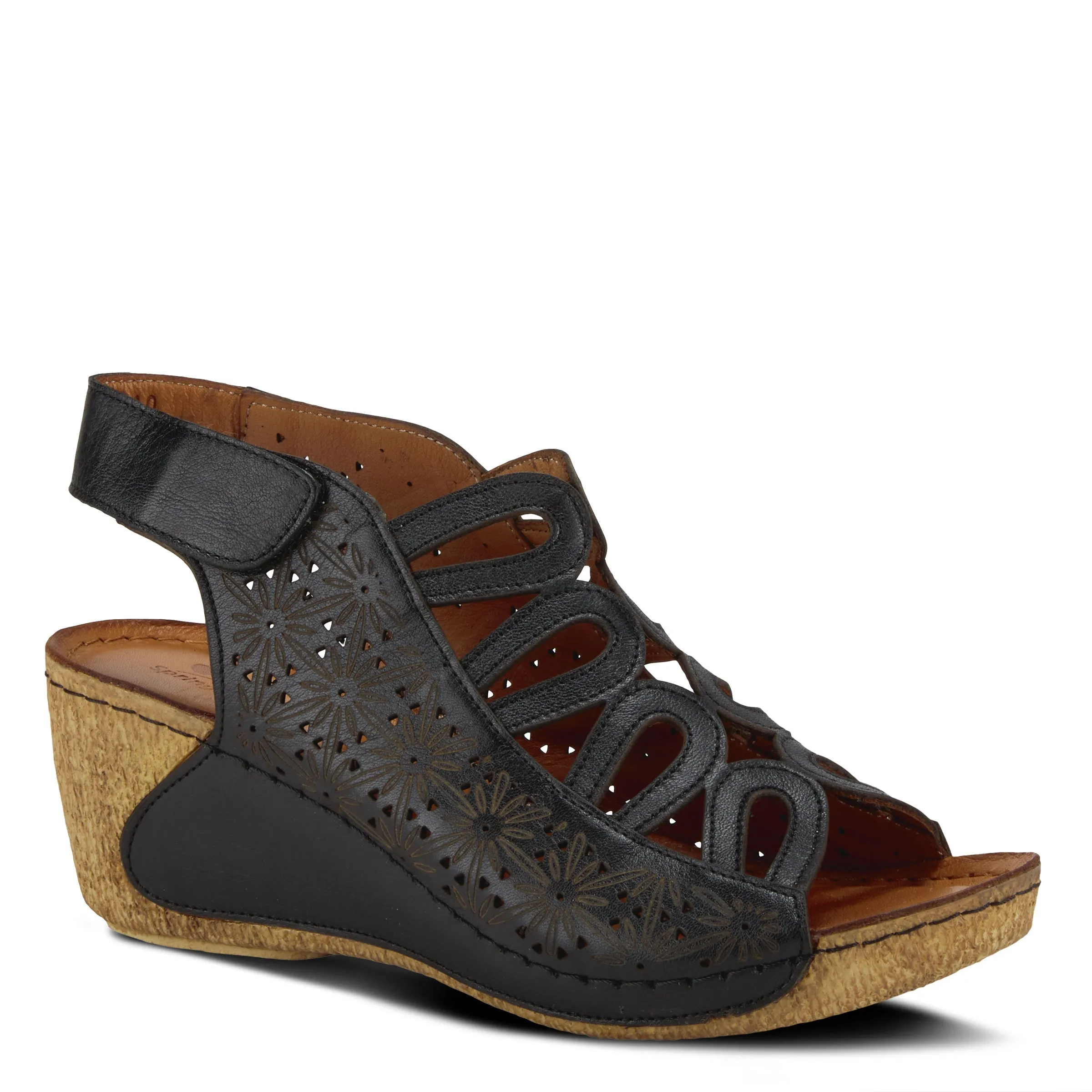 Spring Step Shoes Inocencia Sandal Women’s Leather Wedge 2.5"