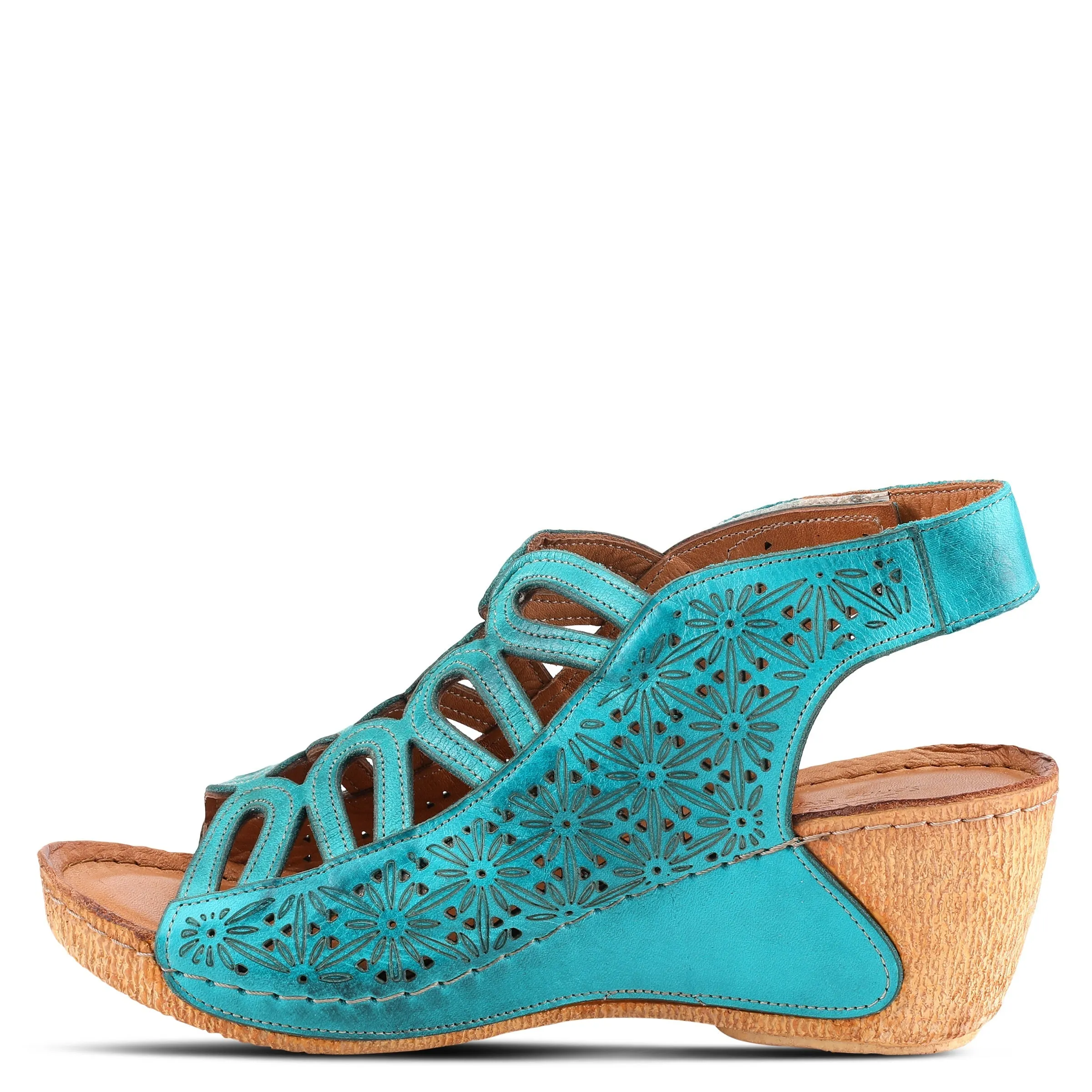 Spring Step Shoes Inocencia Sandal Women’s Leather Wedge 2.5"