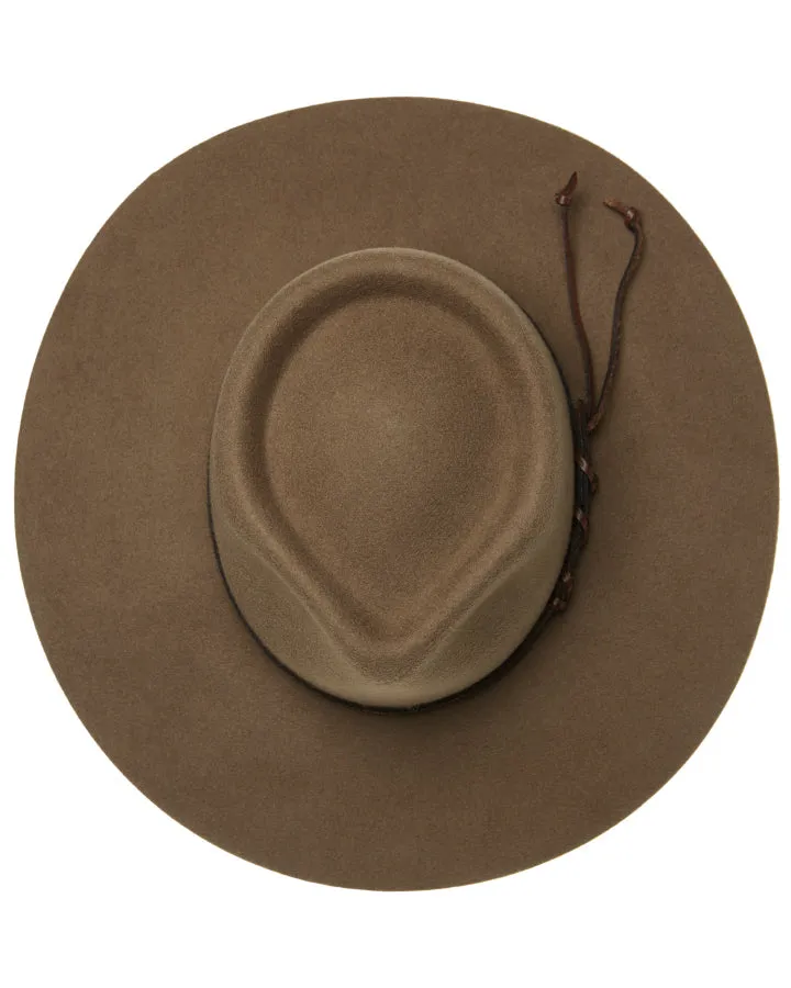 Statesman Big Australian Wool Felt Hat Riverstone
