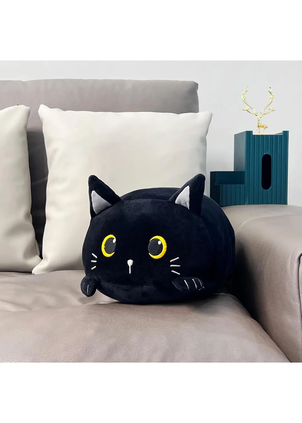 Succubus Home Flat As A Cat Pillow Black