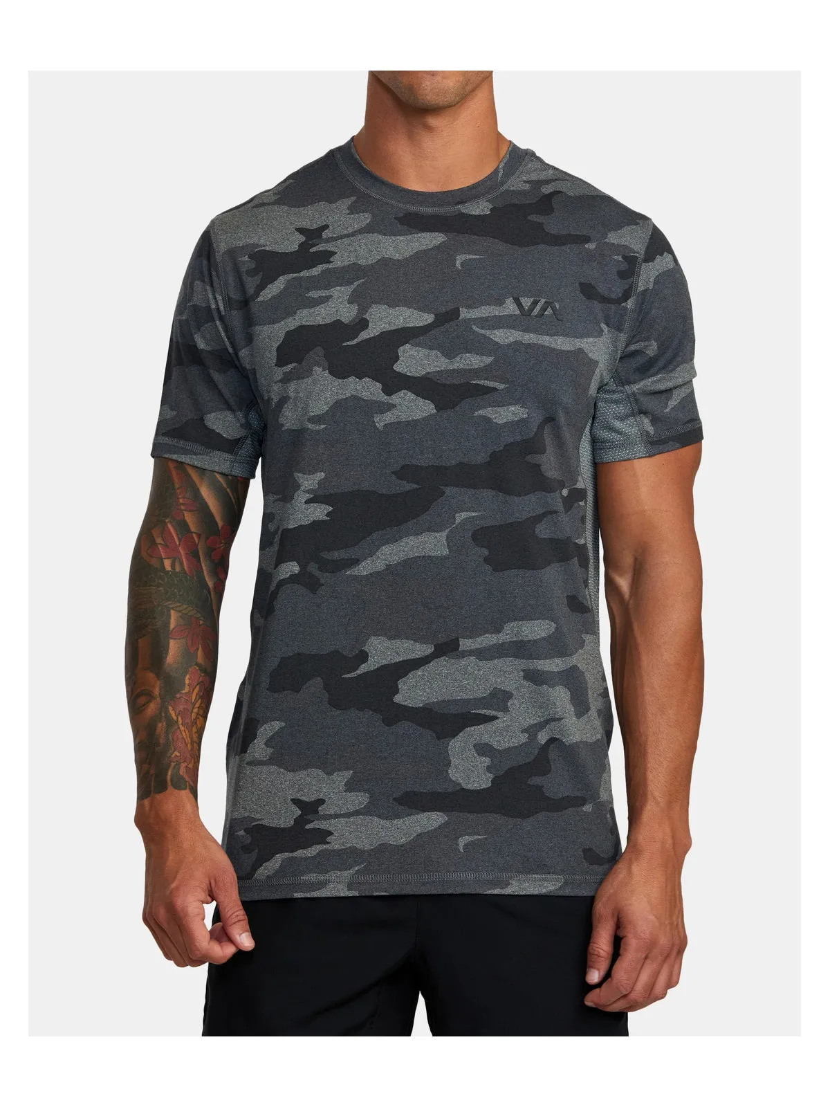 T-Shirt RVCA Sport Vent Ss szary