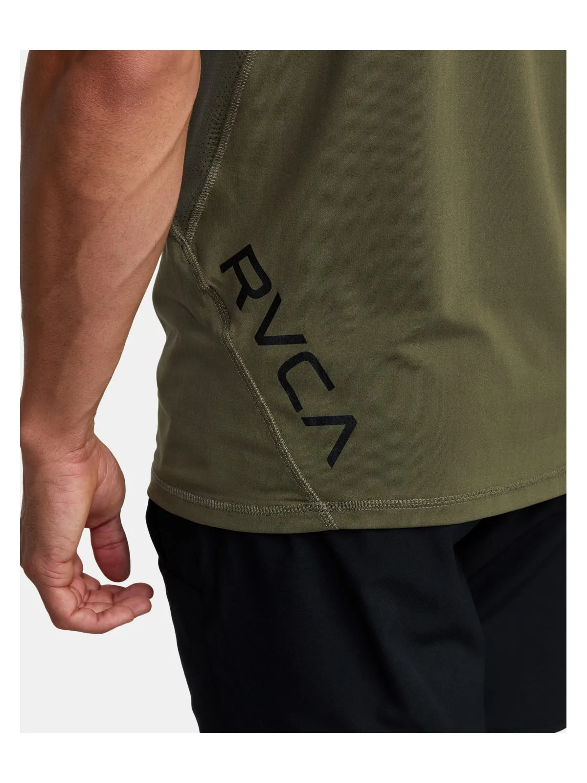 T-Shirt RVCA Sport Vent Ss zielony