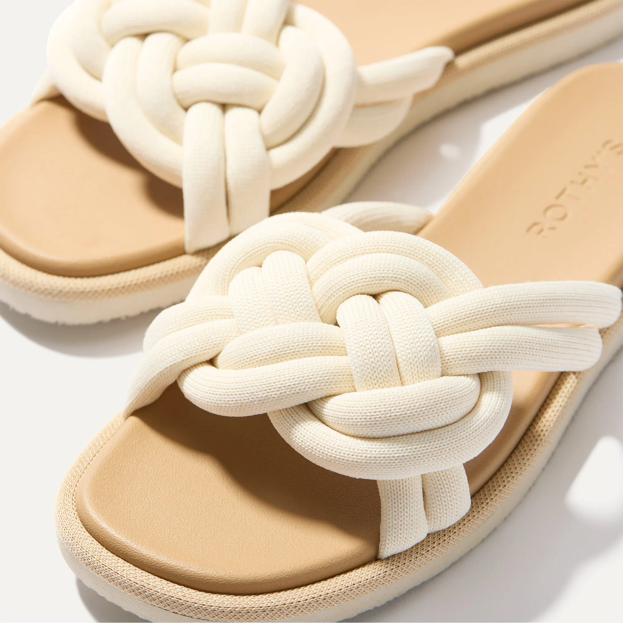 The Summer Sandal - White Sand