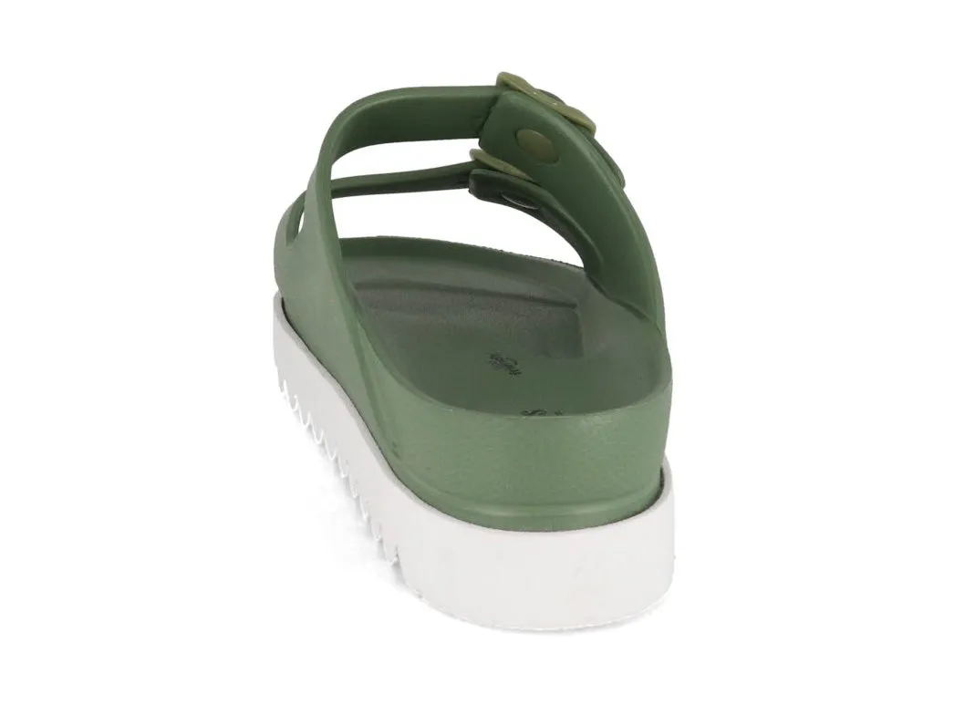 Thies Women Eco 'Platform Sandals', khaki