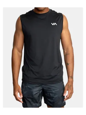 Top RVCA Sport Vent Muscle czarny