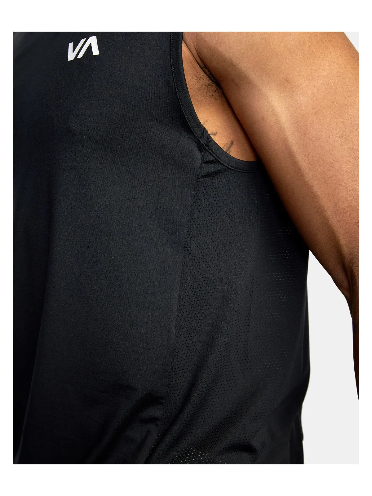 Top RVCA Sport Vent Muscle czarny