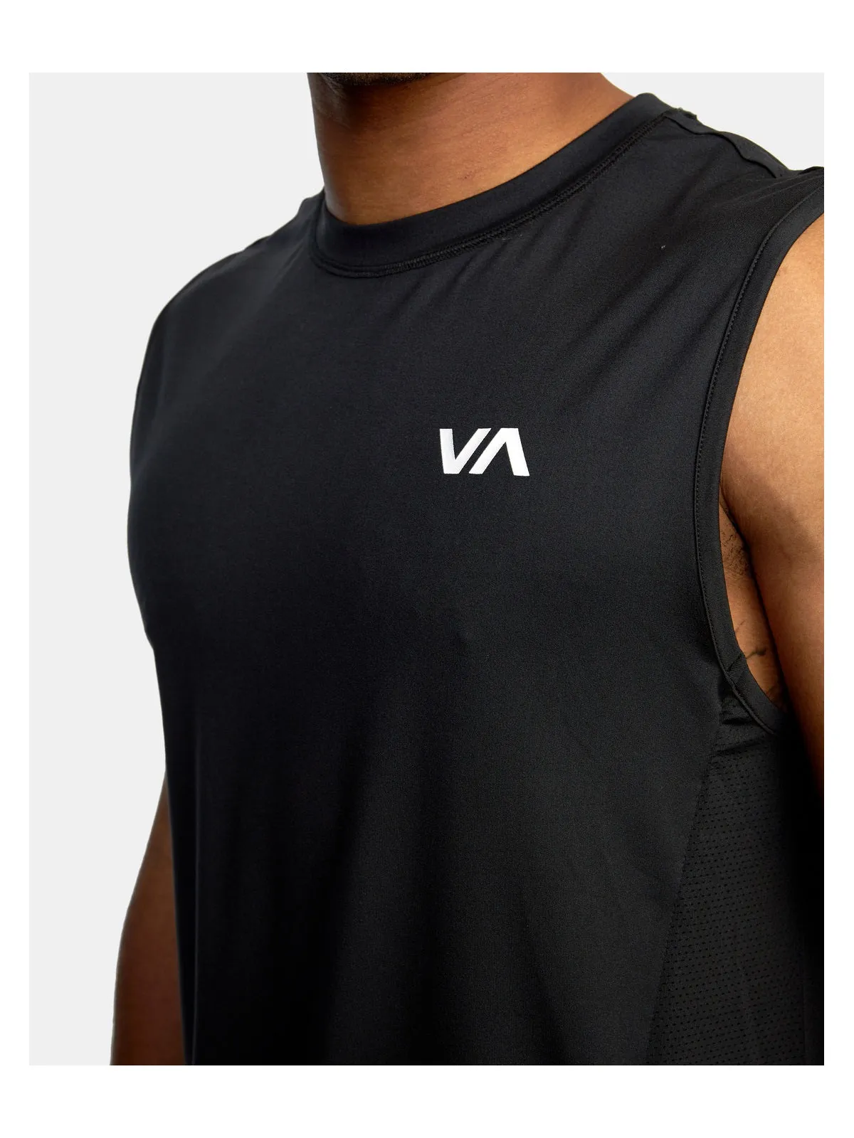 Top RVCA Sport Vent Muscle czarny