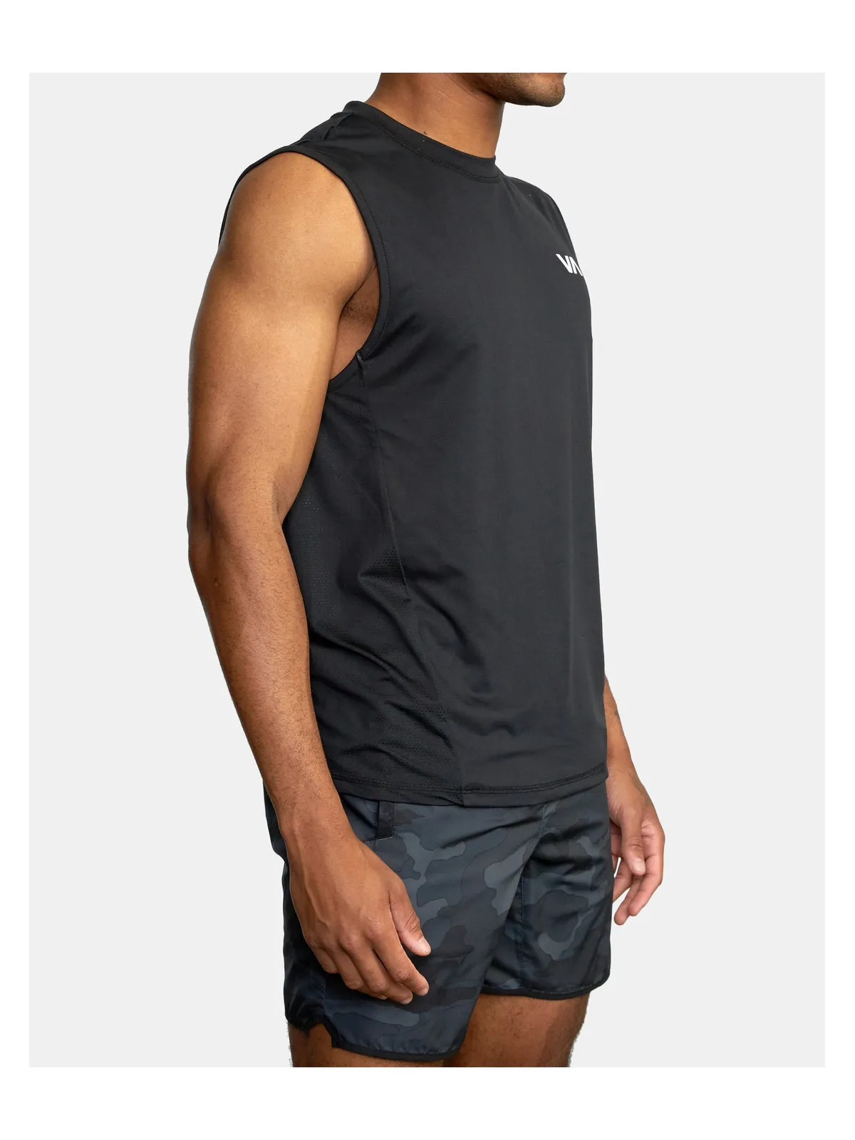 Top RVCA Sport Vent Muscle czarny