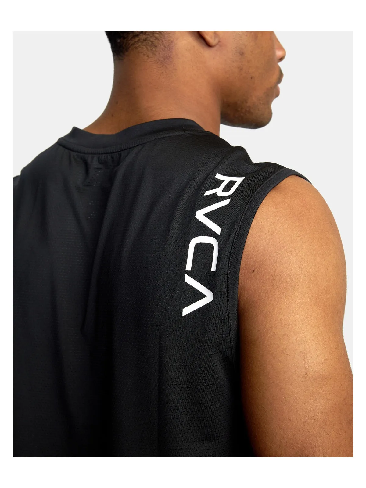 Top RVCA Sport Vent Muscle czarny