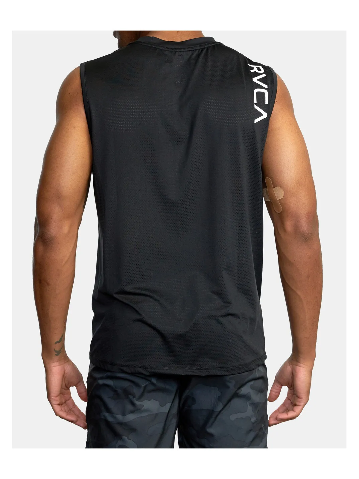 Top RVCA Sport Vent Muscle czarny