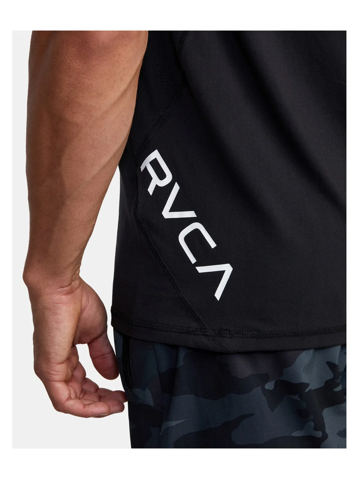 Top RVCA Sport Vent Sl czarny