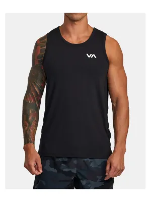 Top RVCA Sport Vent Sl czarny