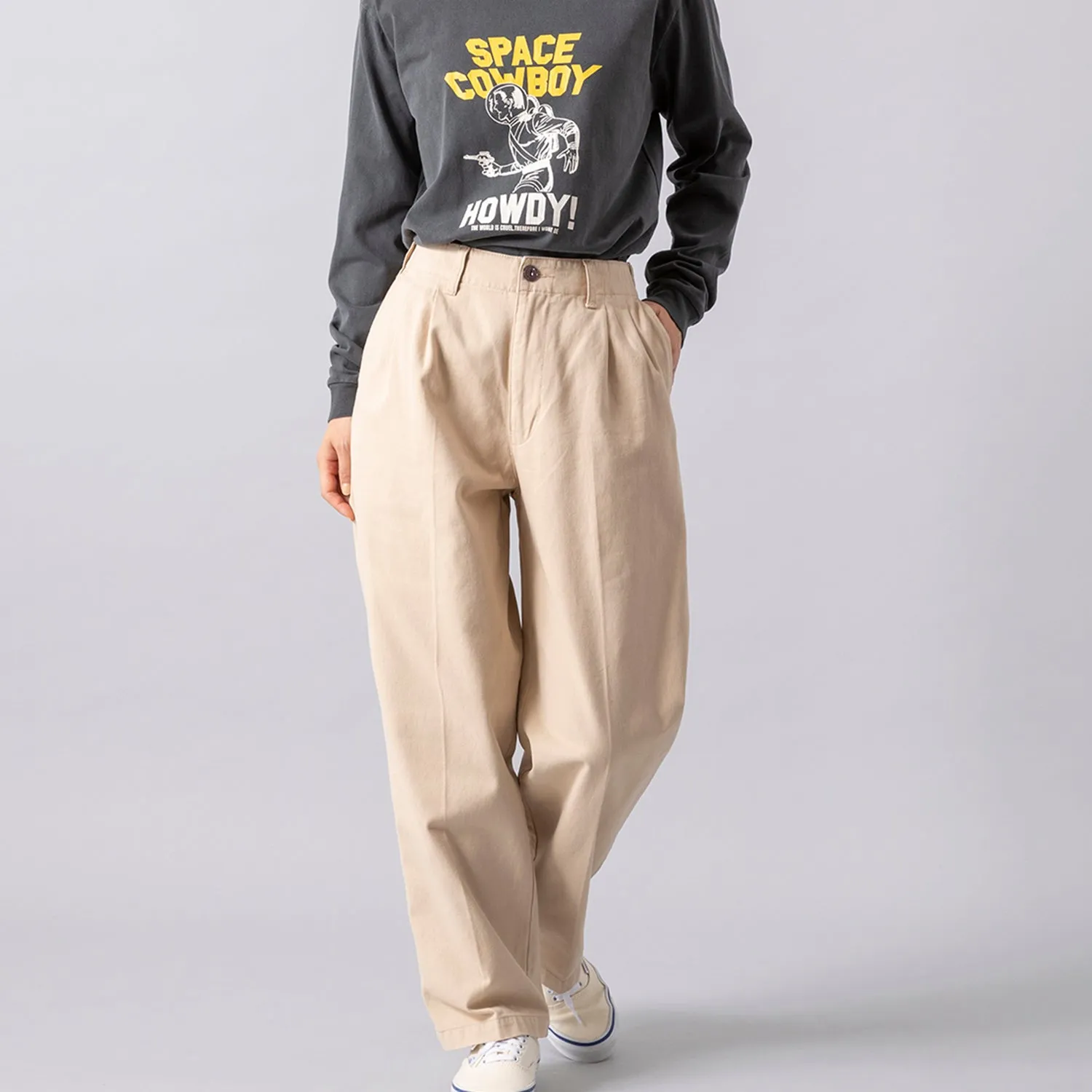 VENT BLANC  | ヴァンブラン プリュス　9oz コットンツイルトラウザーパンツ