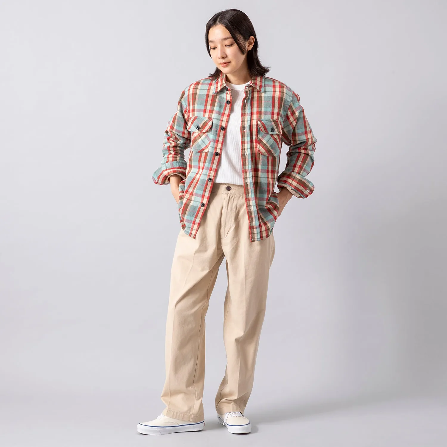 VENT BLANC  | ヴァンブラン プリュス　9oz コットンツイルトラウザーパンツ