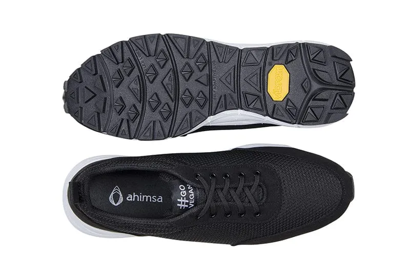 Wave Unisex Vegan Suede Sneakers | Black