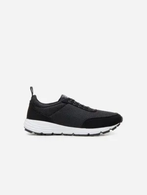 Wave Unisex Vegan Suede Sneakers | Black