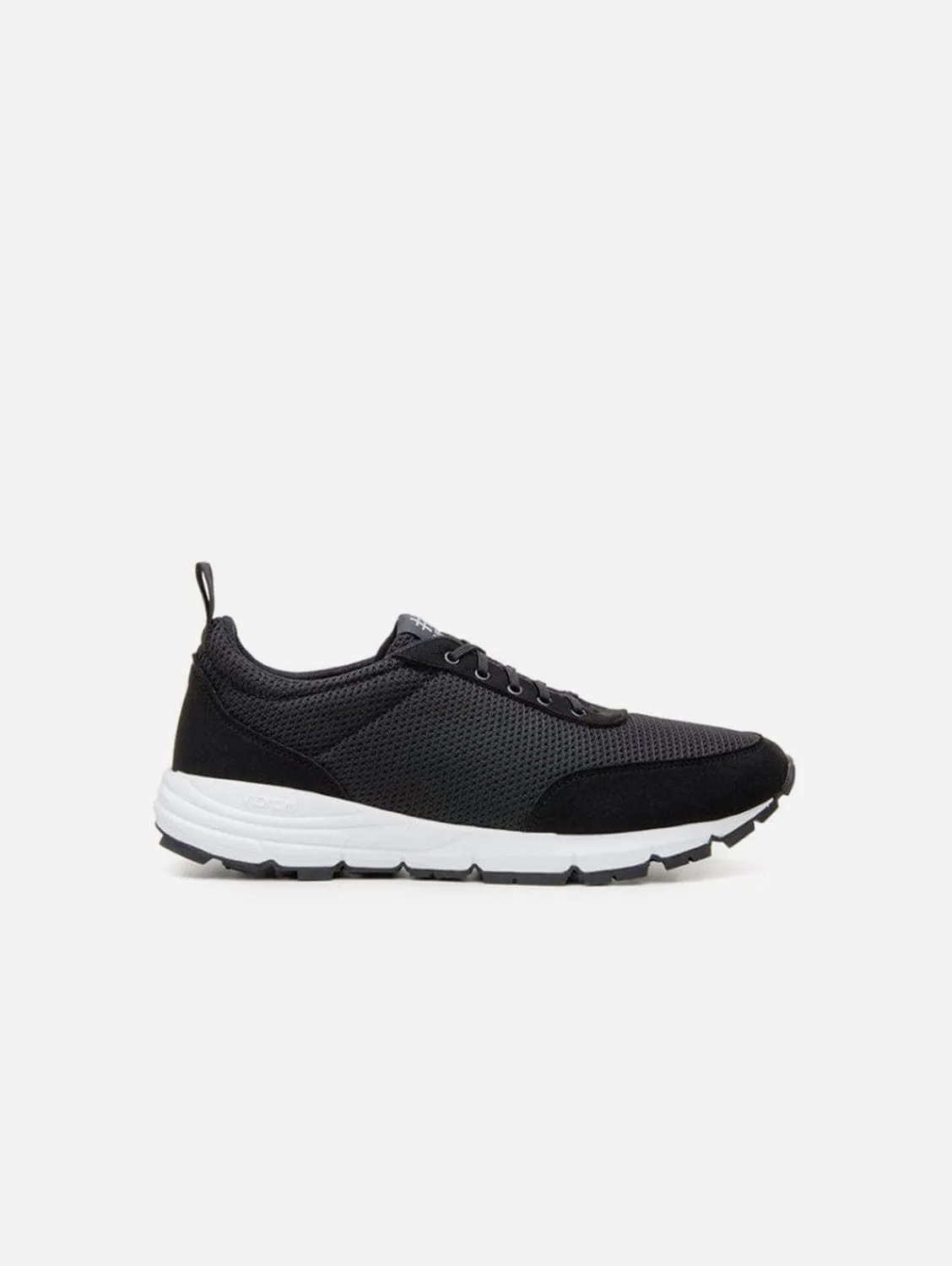 Wave Unisex Vegan Suede Sneakers | Black
