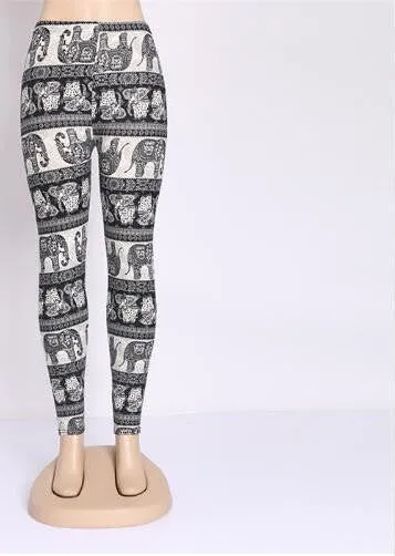 Women Leggings pants Printing Better Flexibility Printed Leggings Women Print beautiful buttock Pants