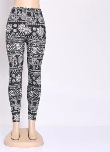 Women Leggings pants Printing Better Flexibility Printed Leggings Women Print beautiful buttock Pants