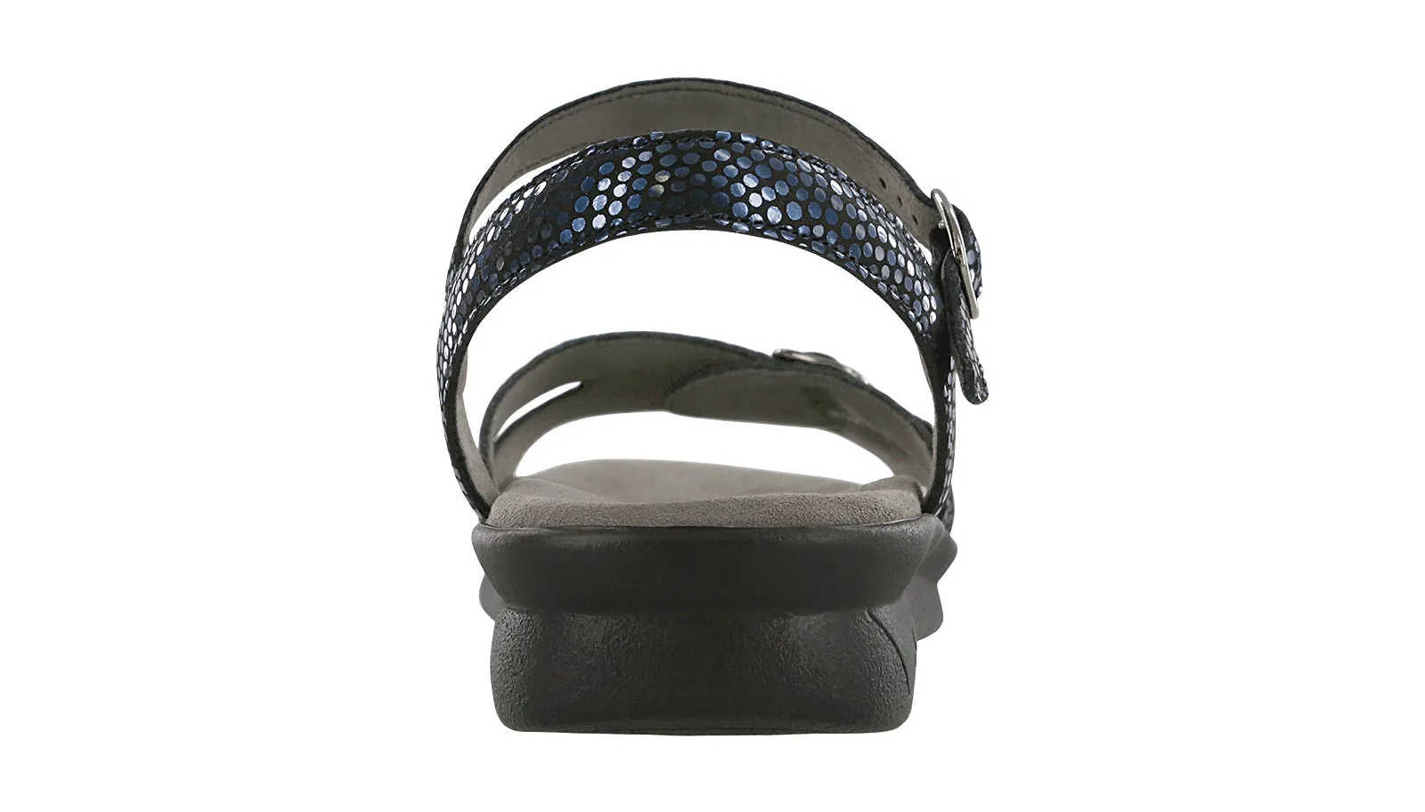 Women's Duo Quarter Strap Sandal in Navy Perla